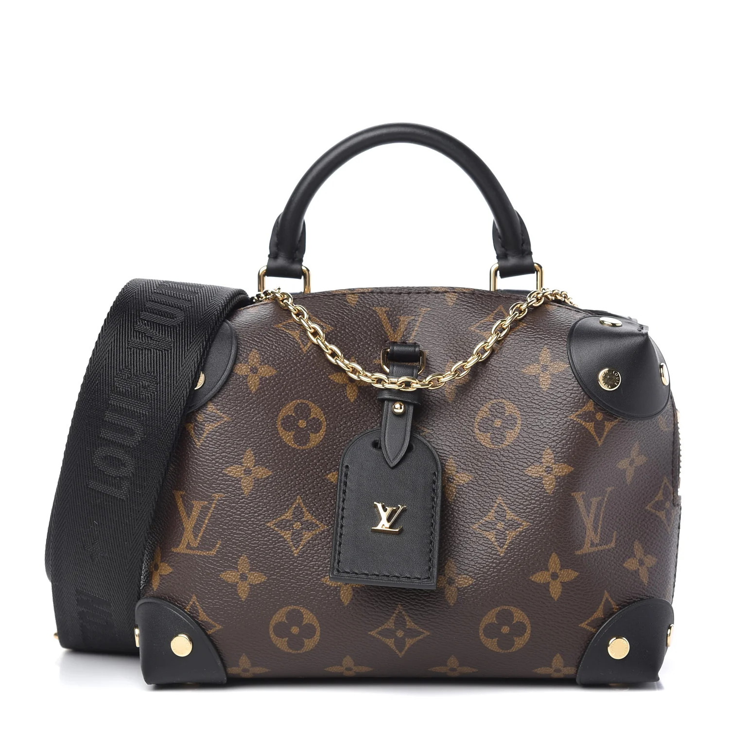 LOUIS VUITTON Monogram Petite Malle Souple Black | FASHIONPHILE | Fashionphile