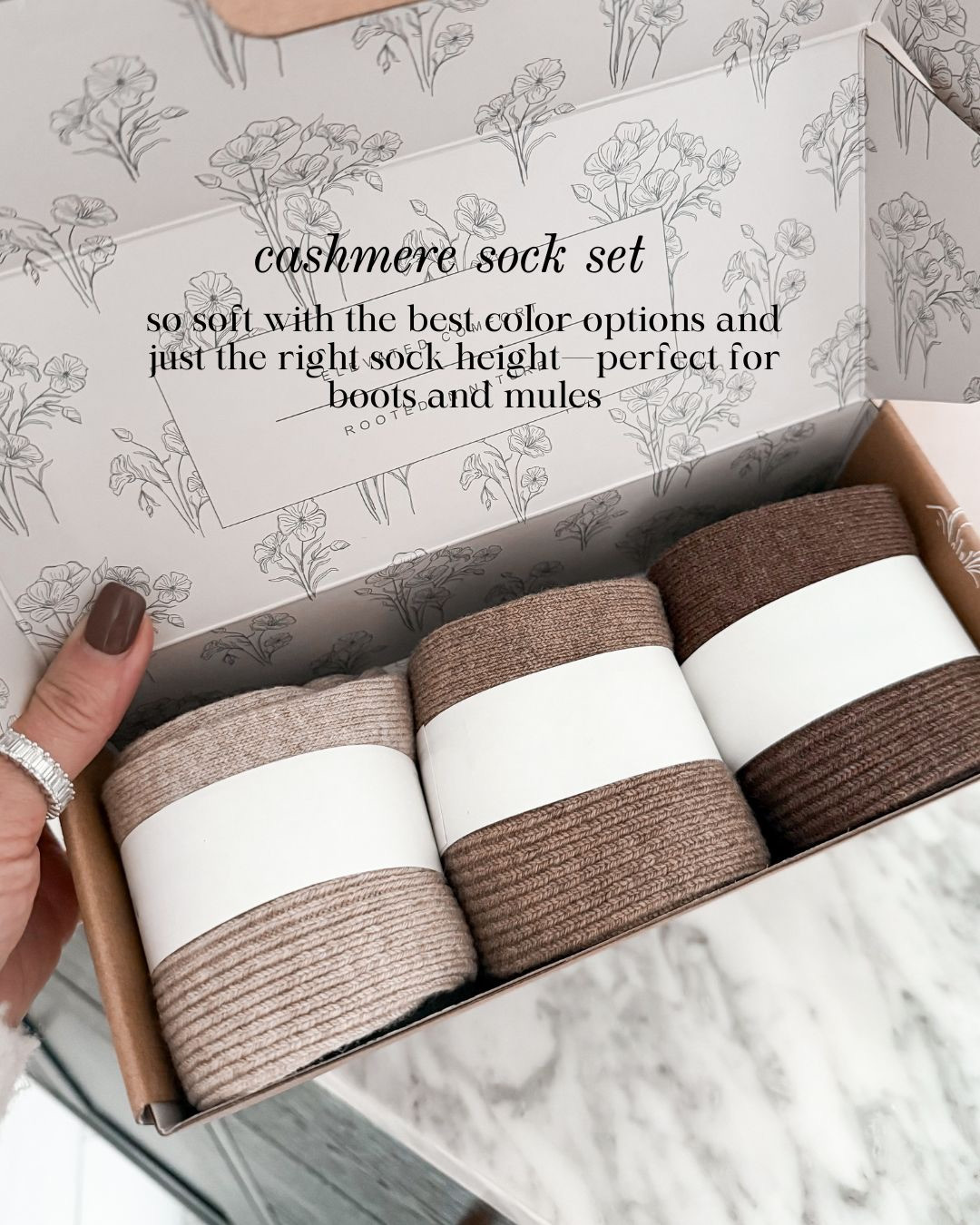 CASHMERE BLEND SOCK SET IN SOFT NEUTRALS! This cashmere blend sock set feels incredibly soft with a refined ribbed texture and thoughtfully curated neutral tones. The height is just right for styling with boots and mules, making them both practical and polished. A cozy everyday essential that feels elevated, timeless, and gift-worthy.

#Amazon #TheHillaryStyle #CashmereSocks #CozyEssentials #NeutralStyle #EverydayLuxury #FallWardrobe #WinterBasics #ElevatedComfort 

 #LTKmomlife #LTKselfcare #LTKOver40