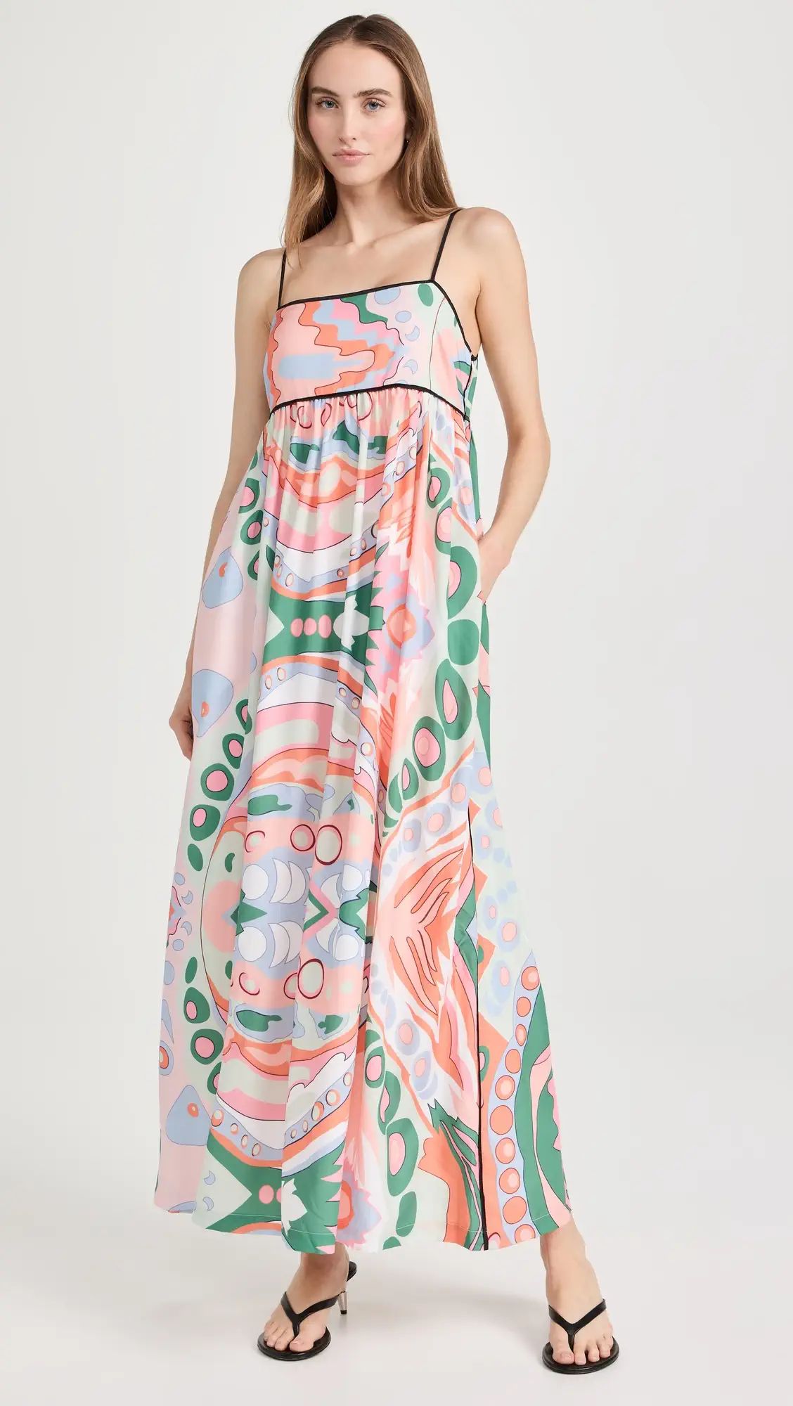 English Factory Sequin Print Empire Waist Maxi Dress | Shopbop | Shopbop