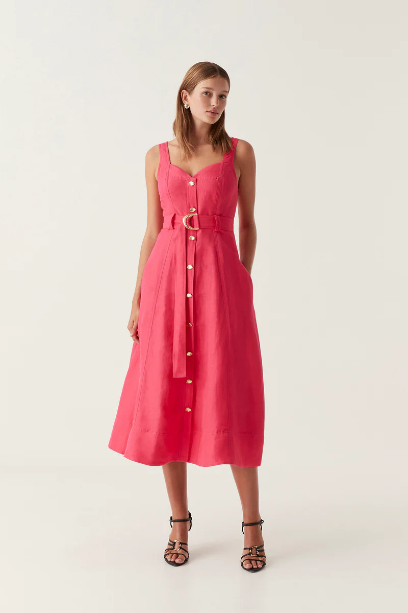 Clay Belted Midi Dress | aje. (Australia)