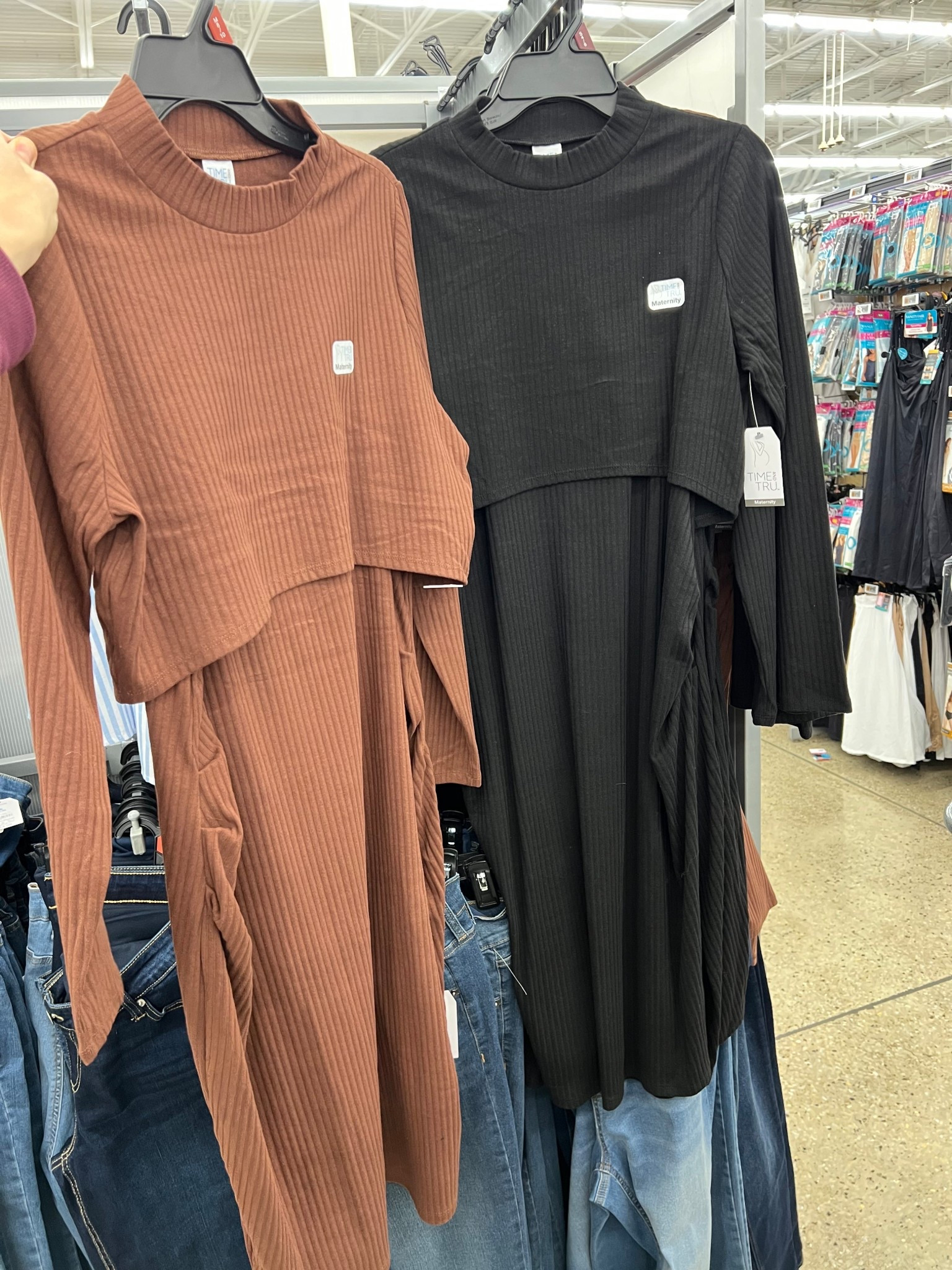 Maternity ribbed set at Walmart, nursing friendly! Several colors. #walmartfashion 

#LTKBump #LTKFindsUnder50 #LTKFindsUnder100