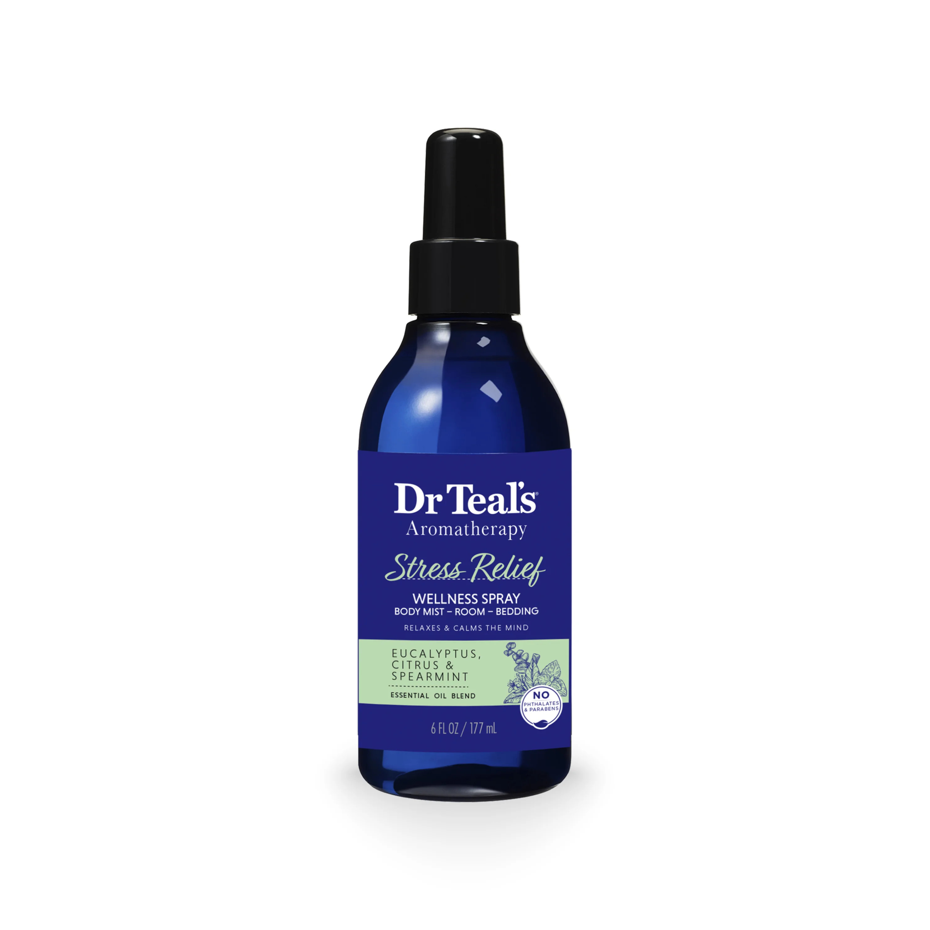 Dr Teal's Aromatherapy Stress Relief Body & Room Spray with Eucalyptus and Citrus, 6 fl oz | Walmart (US)