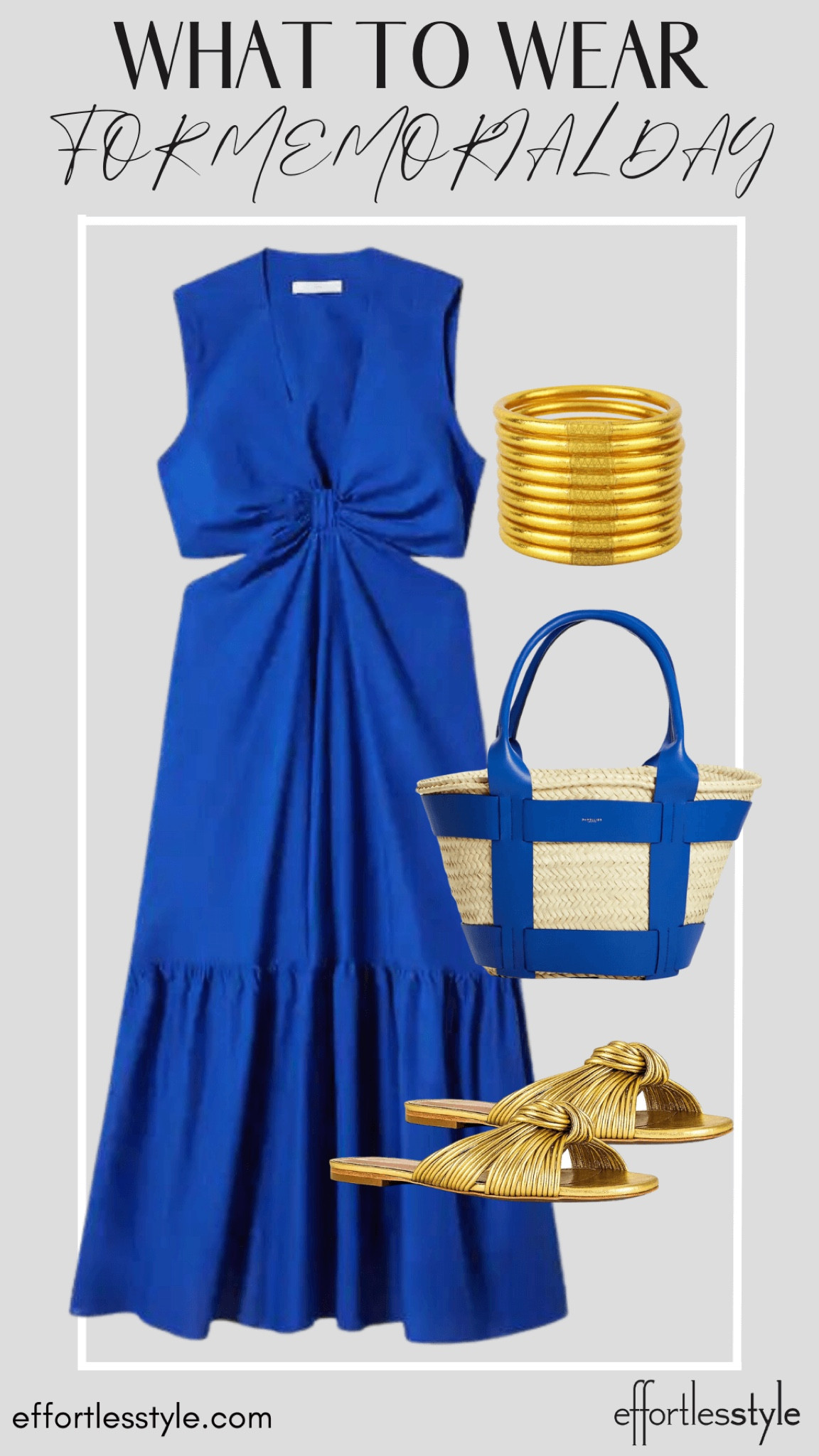 Love this blue dress for the upcoming long weekend!

For more Memorial Day style inspo, check out our blog post => https://effortlesstyle.com/what-to-wear-for-memorial-day/

#LTKstyletip #LTKSeasonal #LTKtravel