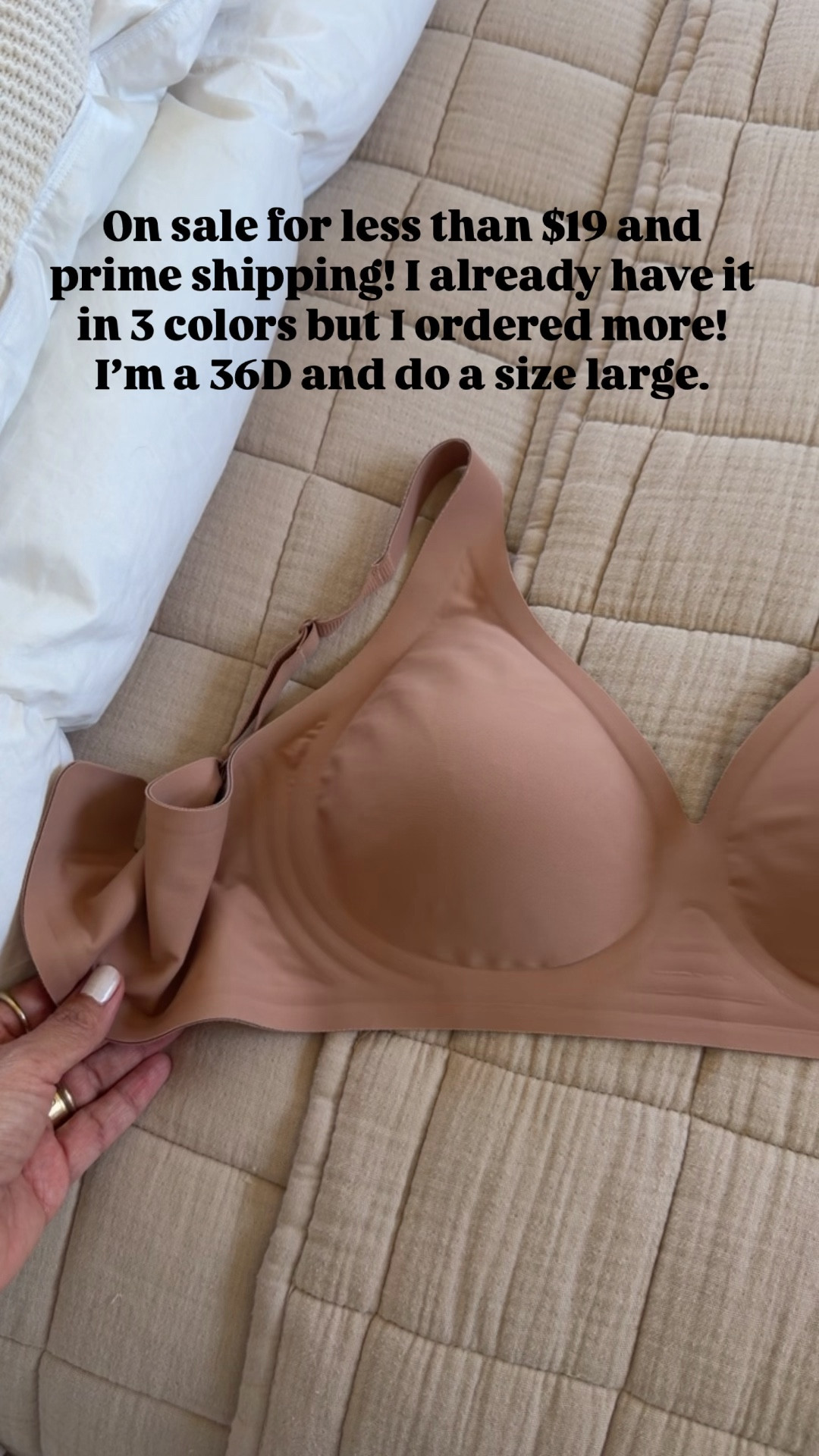 Love this wireless bra! It’s supportive, comfortable and my most worn bra! I even work out in them. 

#LTKSaleAlert #LTKOver40