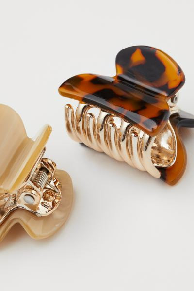4-pack hair claws | H&M (UK, MY, IN, SG, PH, TW, HK)