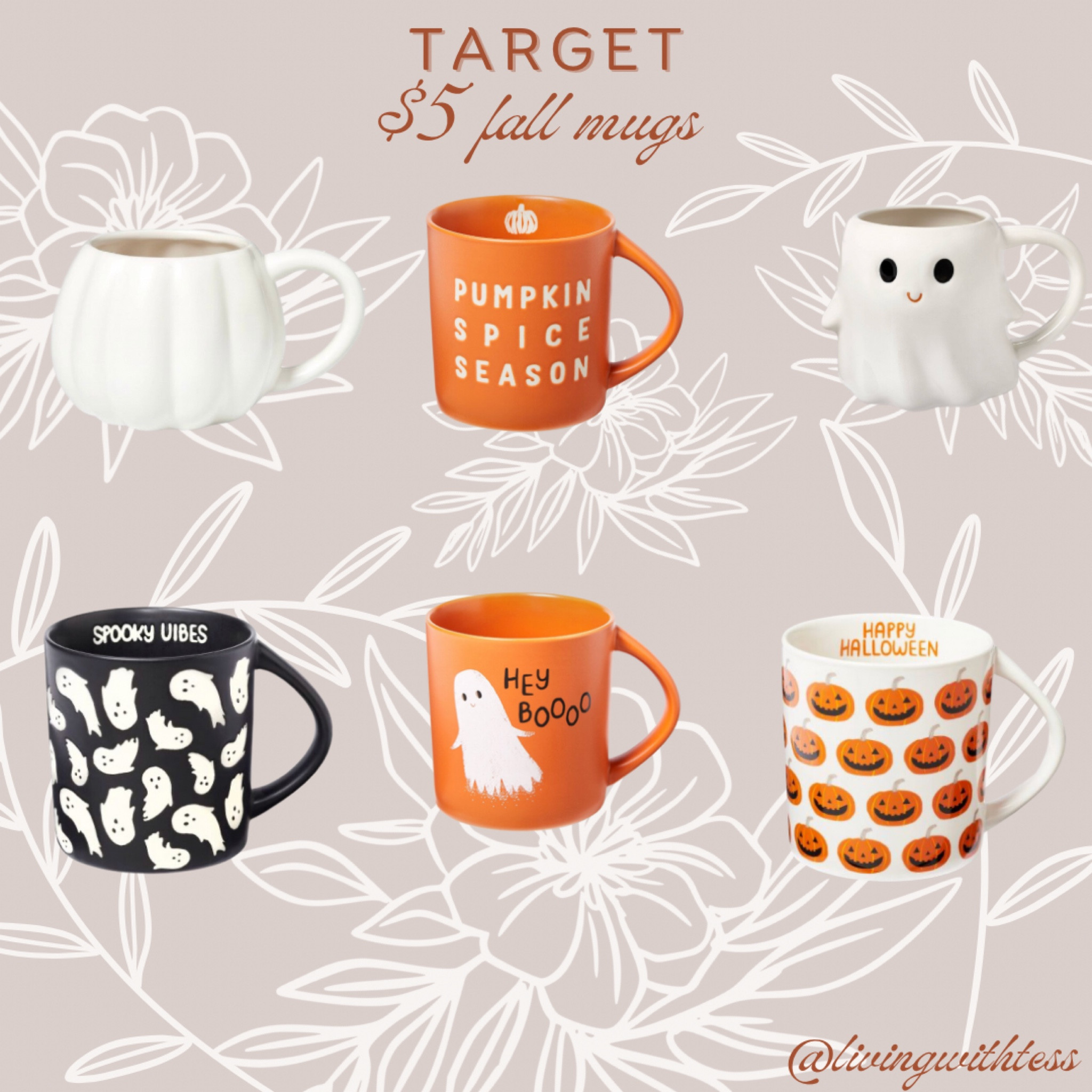 We love a good, affordable $5 coffee mug for the fall. 🙌🏼

#LTKHoliday #LTKSeasonal #LTKhome