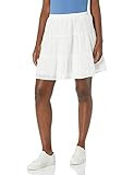 Sugarlips Women's Marmont Eyelet Mini Skirt, White, Large | Amazon (US)
