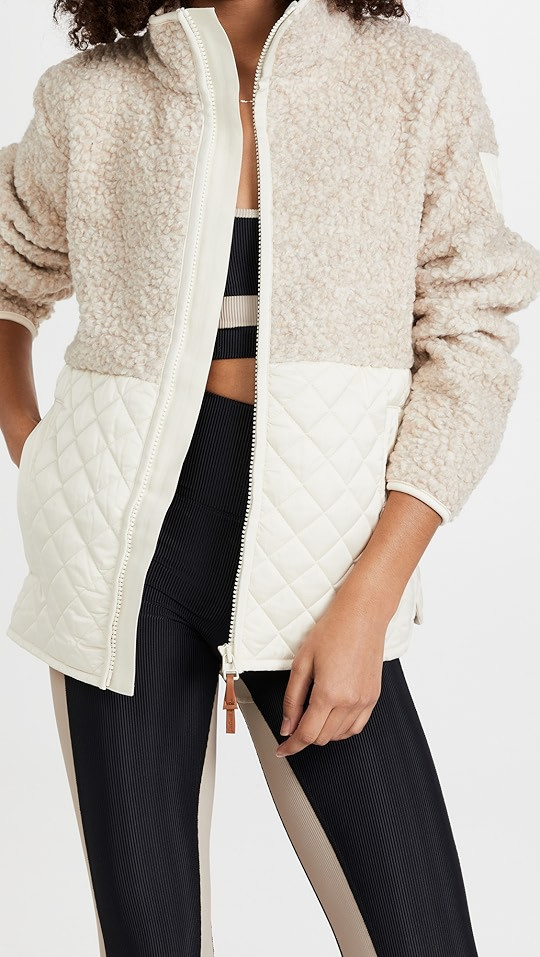 Sherpa Fleece Quilted Jacket | Shopbop