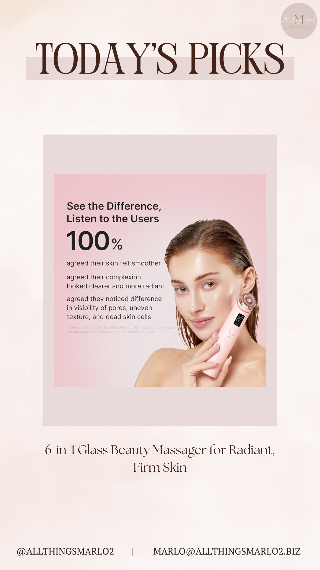 6-in-1 Glass Beauty Massager for Radiant, Firm Skin 

 #LTKgrwm #LTKselfcare #LTKBeauty