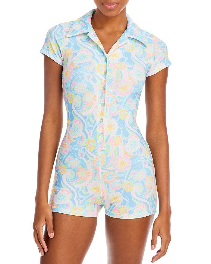 Rose Terry Romper Swim Cover-Up | Bloomingdale's (US)