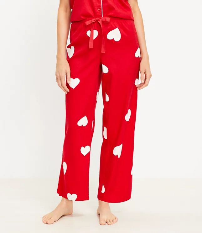 Heart Pajama Pants | LOFT