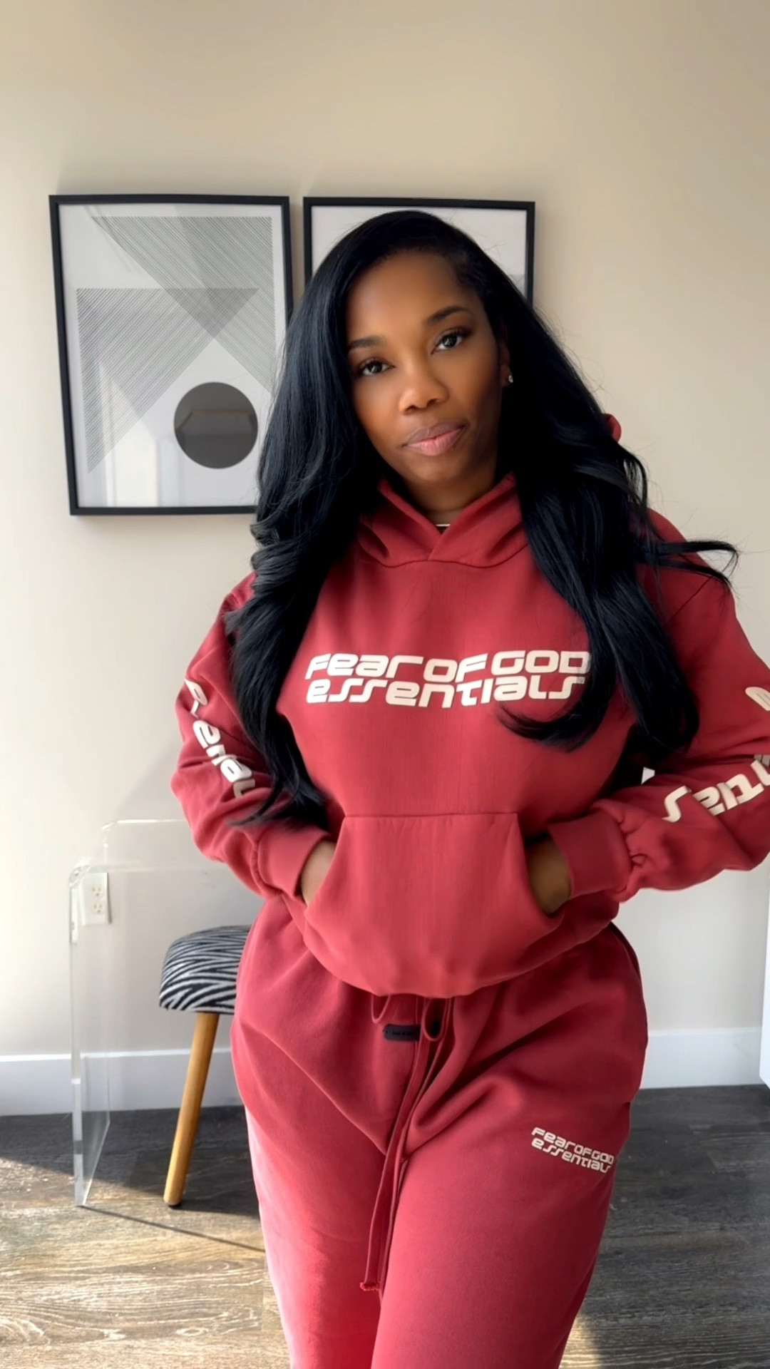 Red is having a moment ❤️ This Fear of God Essentials sweatsuit is the perfect mix of cozy + elevated.  An easy monochromatic look that still makes a statement. And paired with all red sambas is the icing on the cake. I’m wearing a size S sweatshirt and M in the sweatpants. 

 #StreetStyle #ElevatedBasics #FallStyle #ltkstyle

#LTKootd #LTKTravel