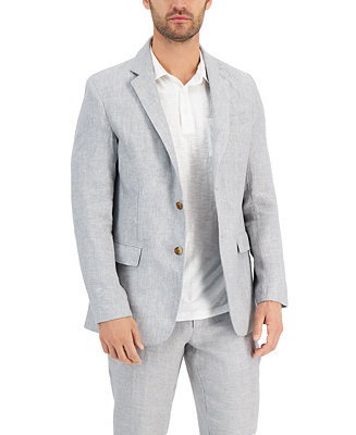 Men's 100% Linen Blazer | Macy's