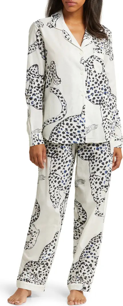 Desmond & Dempsey Long Sleeve Cotton Pajamas | Nordstrom | Nordstrom