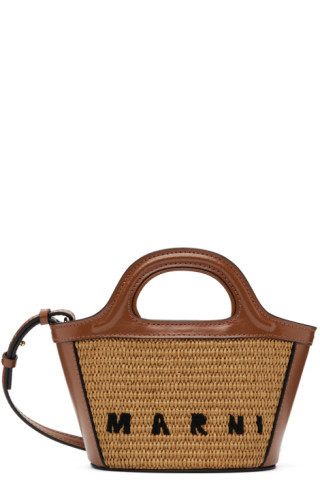 Tan Tropicalia Micro Tote | SSENSE