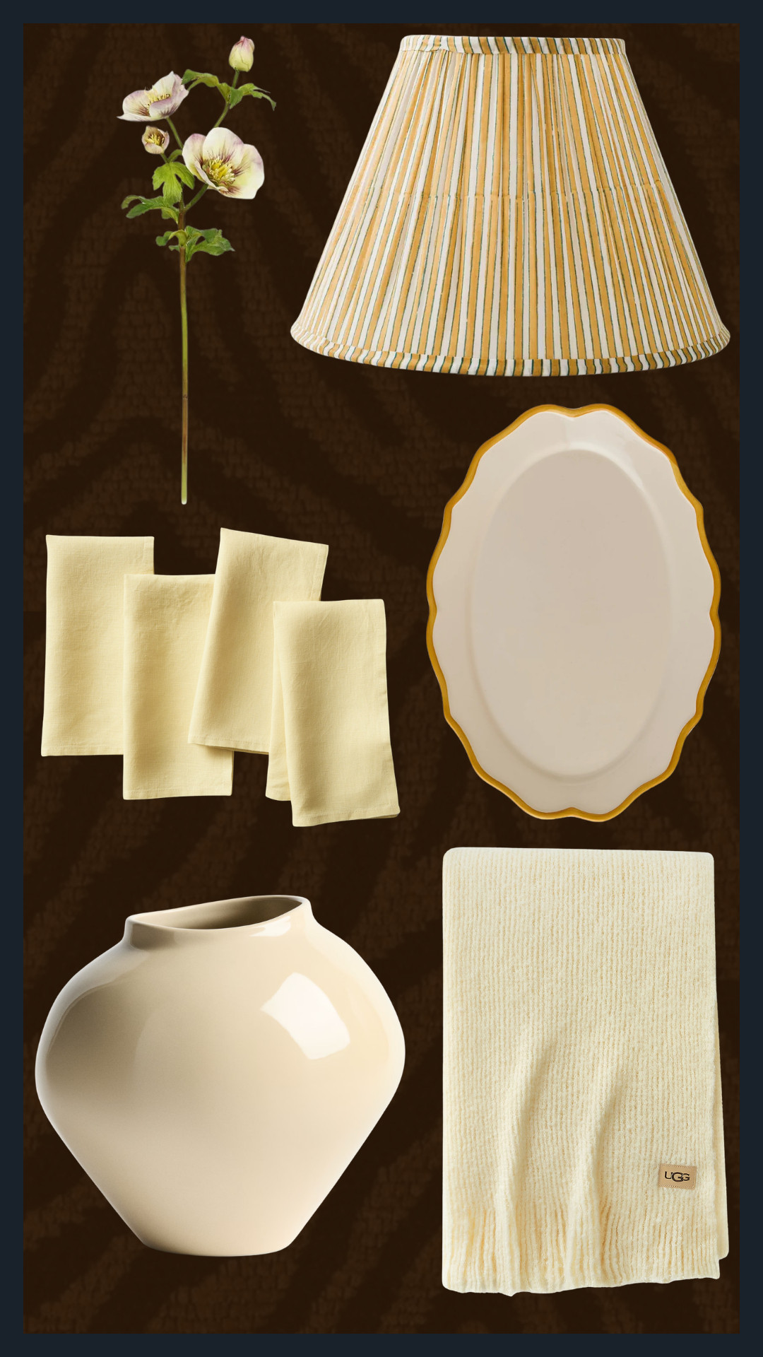 Butter yellow isn't just for spring and summer, use it in Fall alongside plums and maroons for a surprising color pop 

 #LTKHome