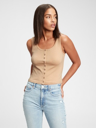 Modern Cropped Tank Top | Gap (US)