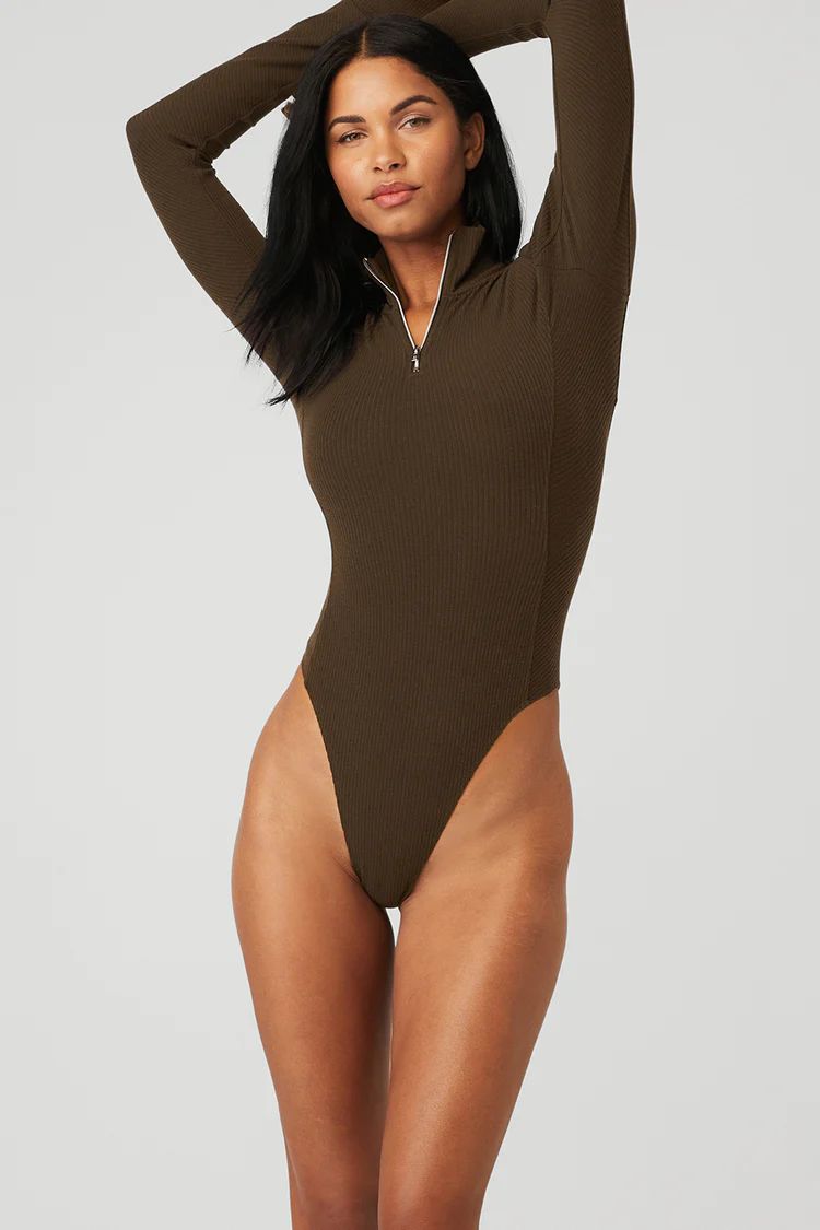 Rise-Up Long Sleeve Bodysuit | Alo Yoga