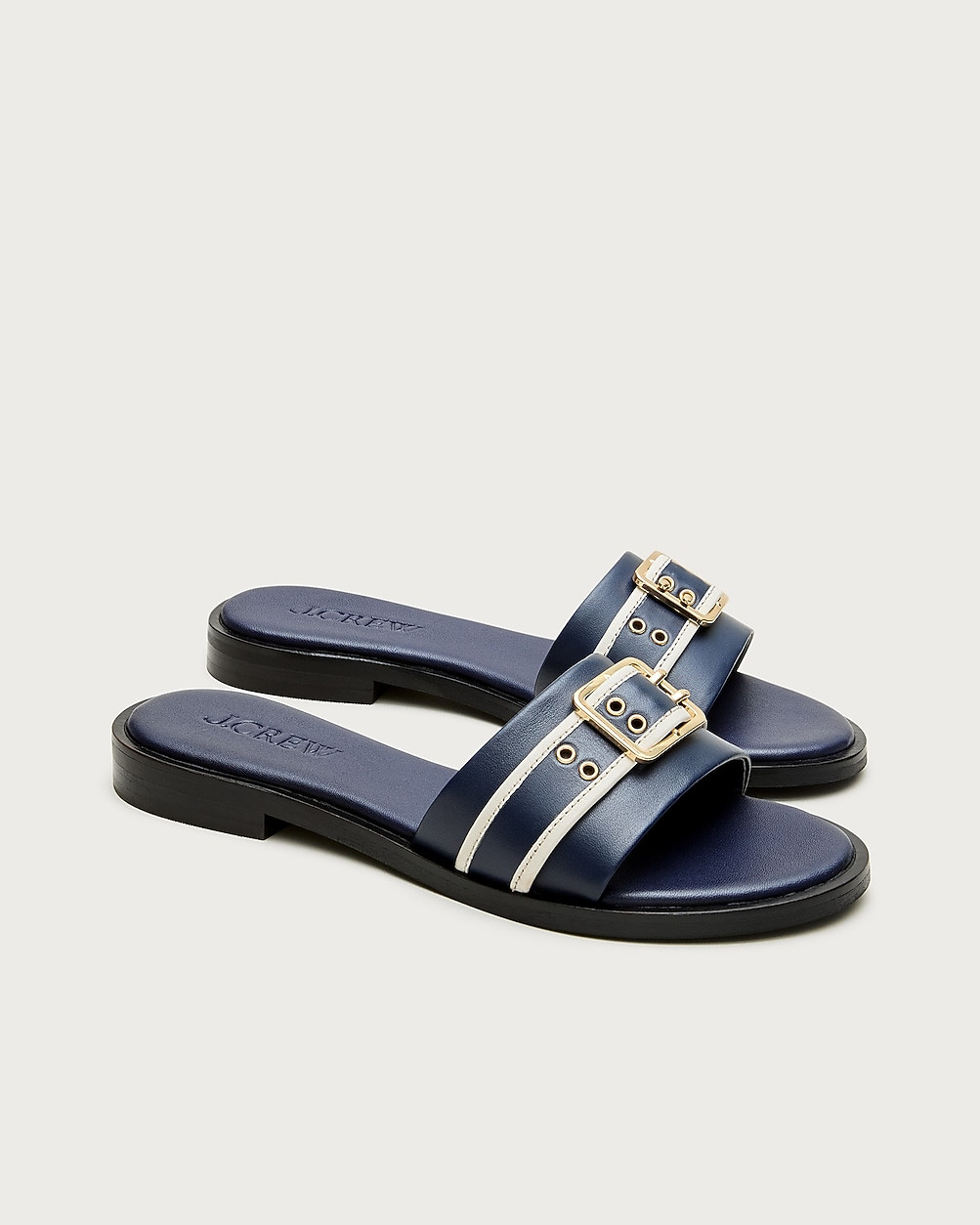 Belted sandals in leather | J. Crew US