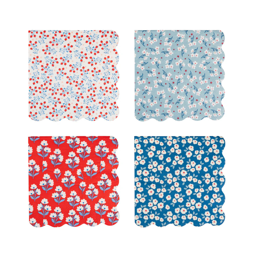 Floral Cocktail Paper Napkin Set | My Mind's Eye