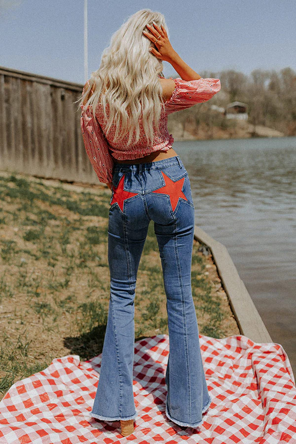The Firework High Waist Flare • Impressions Online Boutique | Impressions Online Boutique