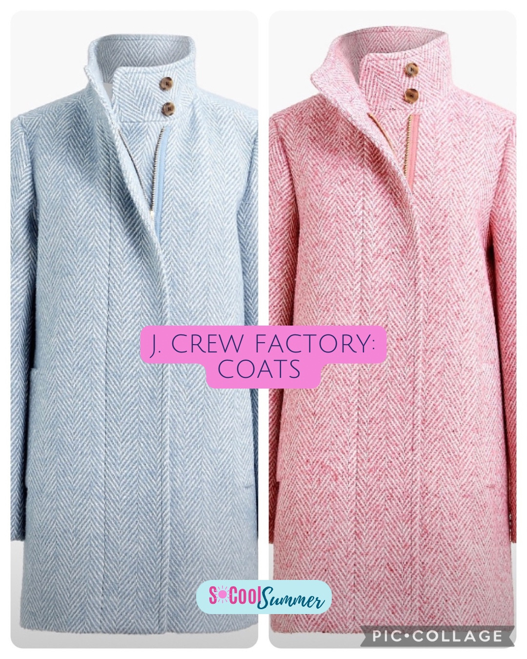 Adorable winter coats at J crew Factory.  Best for light summers!

#hocsummer
 #coolsummer #lightsummer #truesummer #softsummer #pastelsummer #darksummer #brownsummer #sweetpeasummer #summerpalette #summerfinds


#LTKWorkwear #LTKSaleAlert #LTKSeasonal