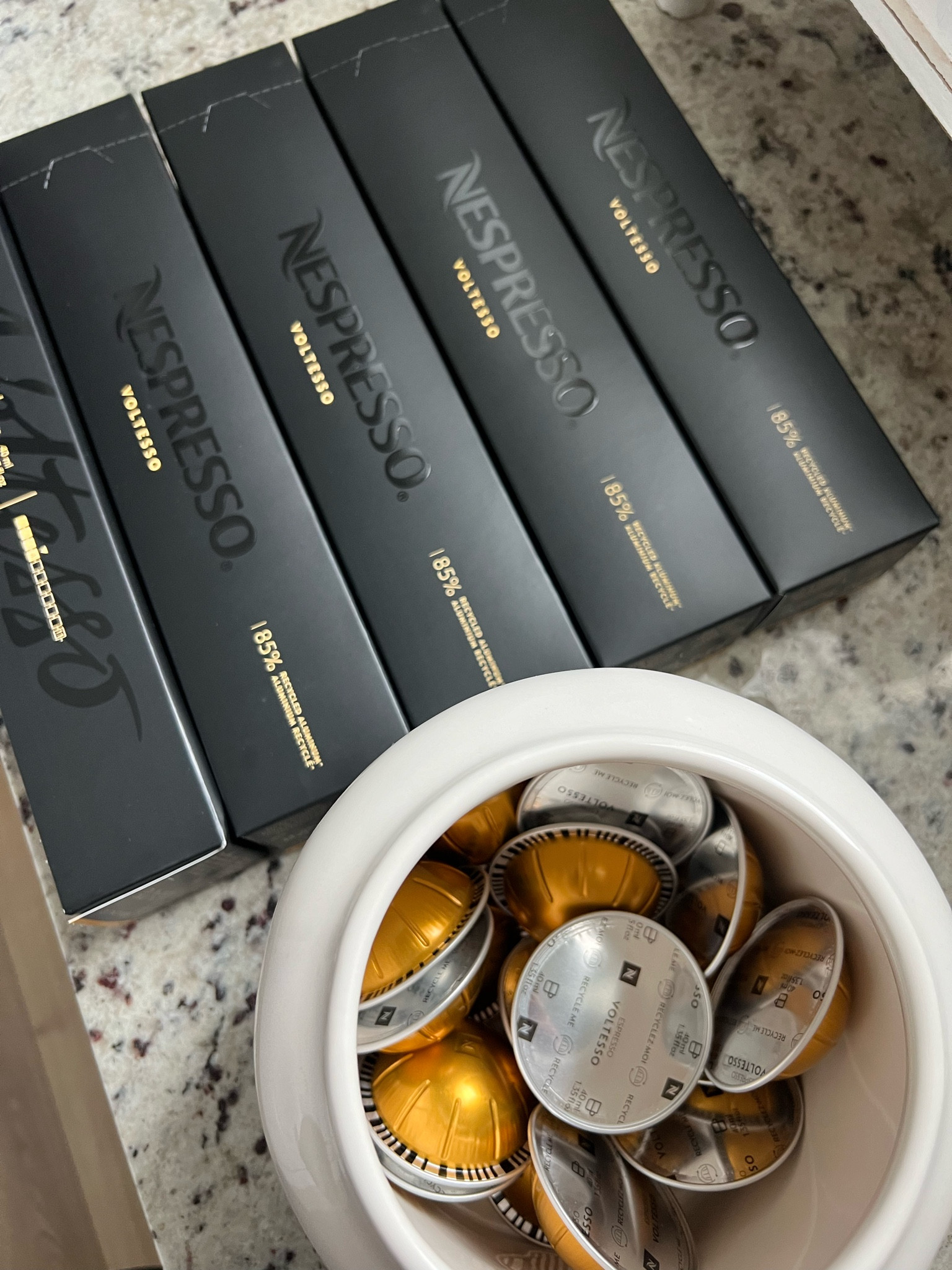 Nespresso Voltesso pods are my go to for a great cup of coffee at home!

#LTKFindsUnder50 #LTKHome