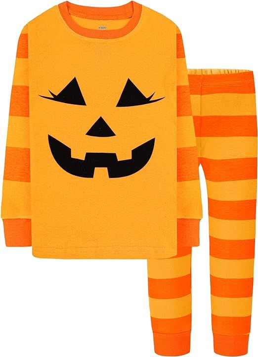 KOBERO 18 Months-12 Years Boys & Girls Halloween 100% Cotton Pajamas | Amazon (US)
