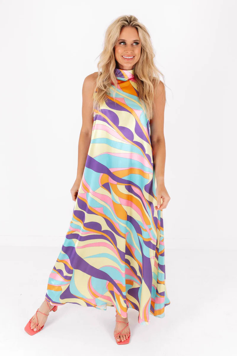 Bonaroo Babe Maxi Dress - Pink | The Impeccable Pig