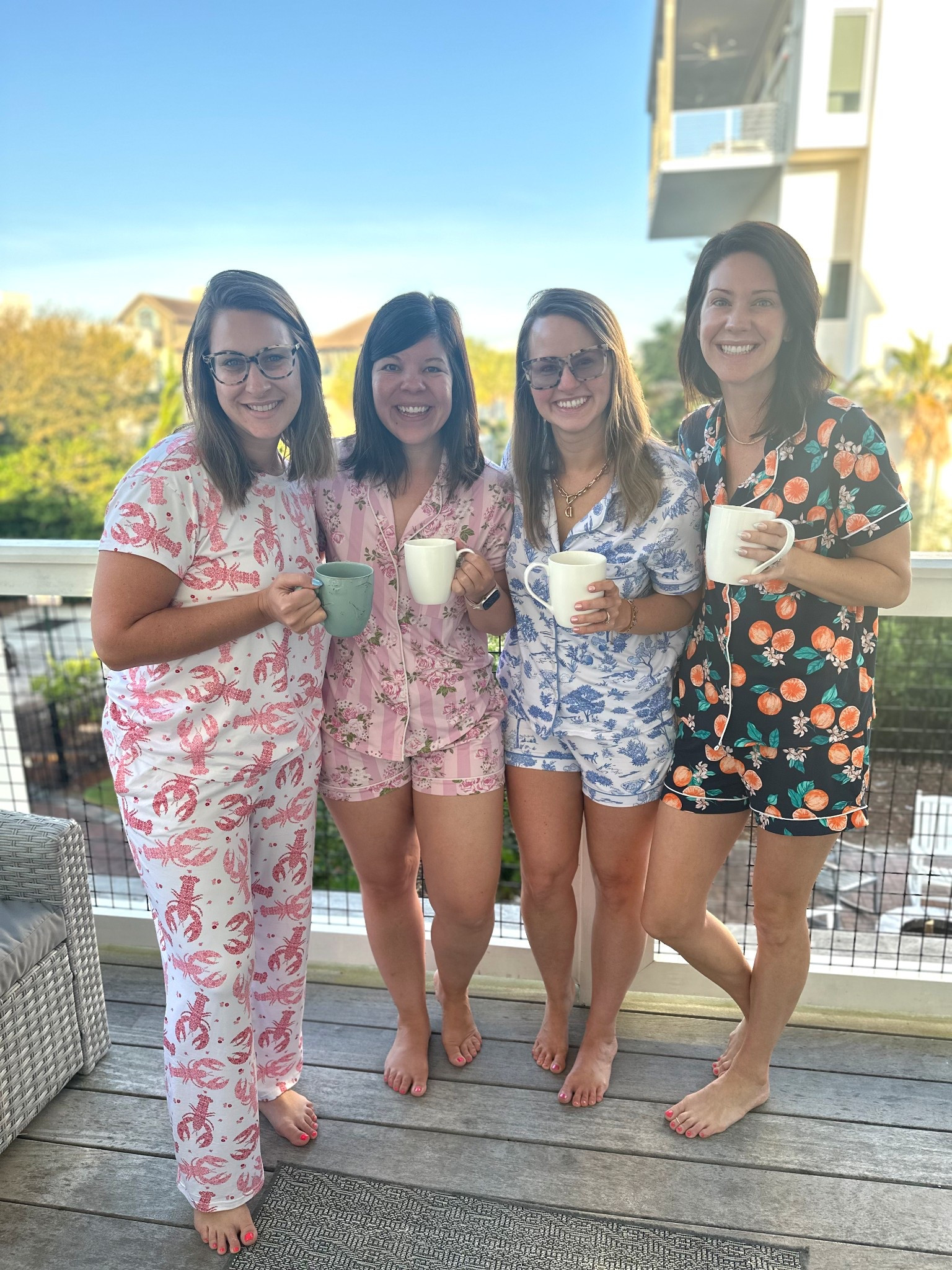 Matching pjs at the beach!!! 

Cannot get over how comfortable and cute these are! AND So affordable! 

#LTKStyleTip #LTKTravel #LTKFindsUnder50