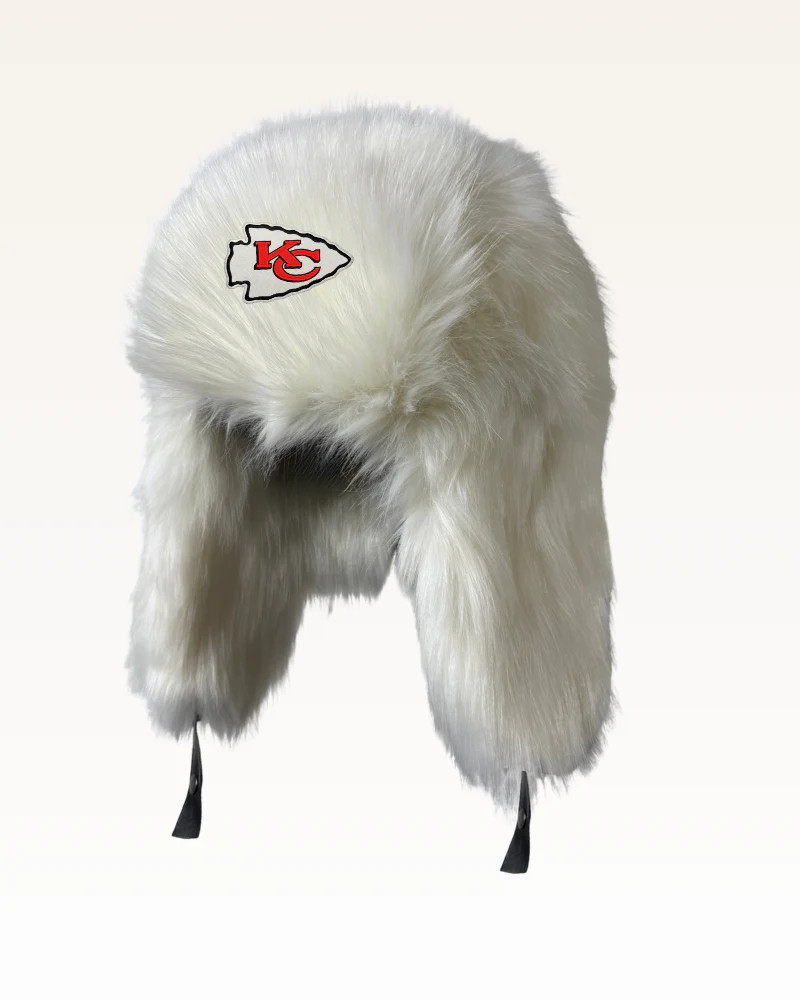 Kansas City Chiefs Faux Fur Trapper Hat | Jill Martin