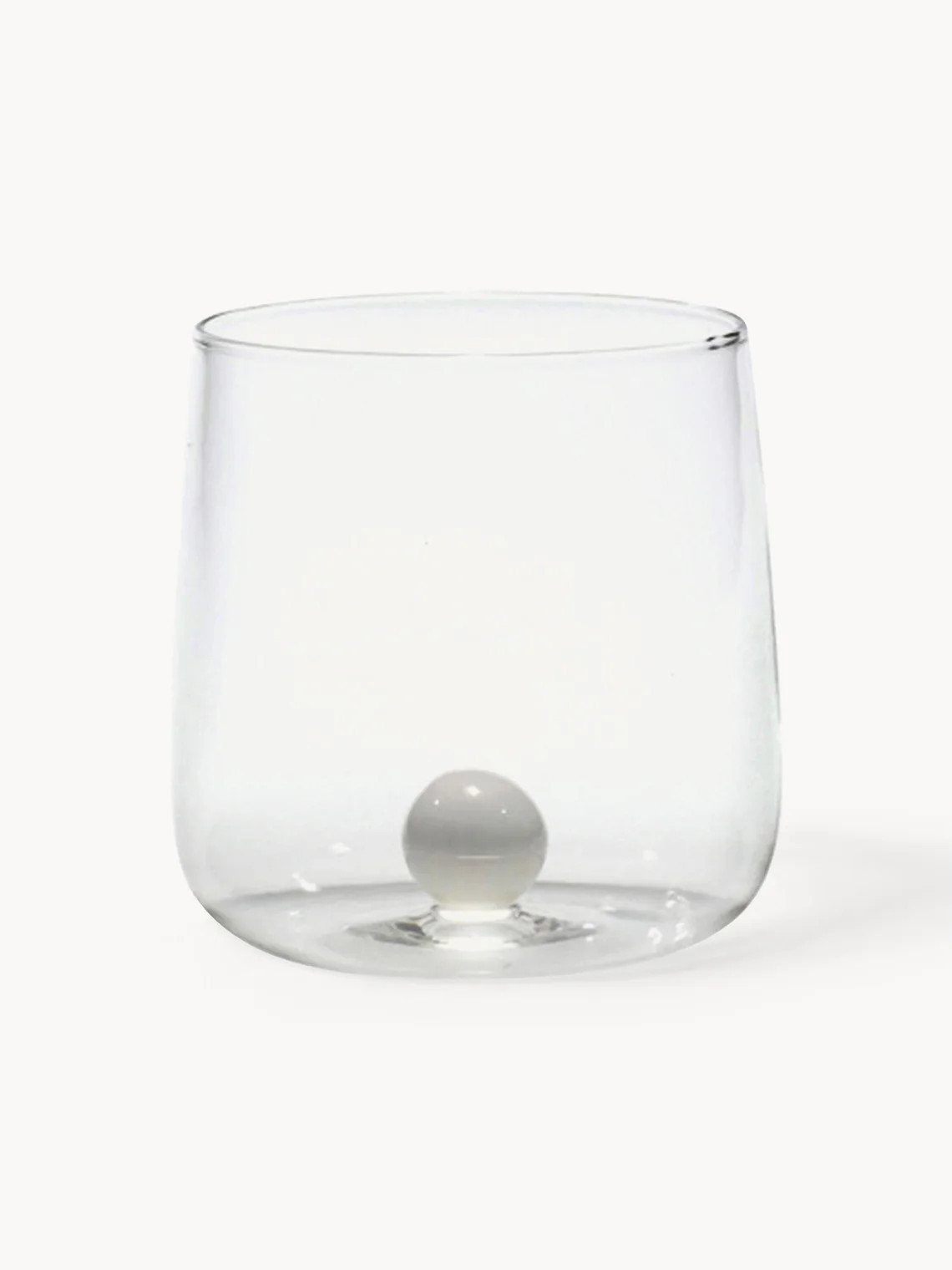 Handgefertigte Wassergläser Bilia aus Borosilikatglas, 6er-Set | Westwing EU