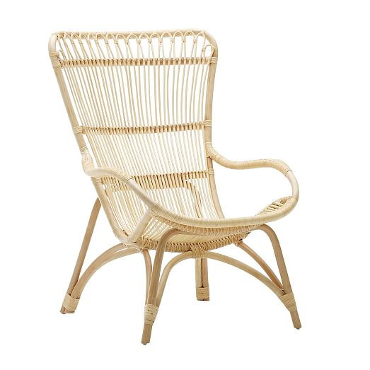 Modern Rattan Lounge Chair | West Elm (US)