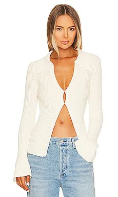 Song of Style Juliet Cardigan in Pale Oat from Revolve.com | Revolve Clothing (Global)
