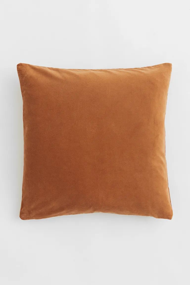 Cotton Velvet Cushion Cover | H&M (US)