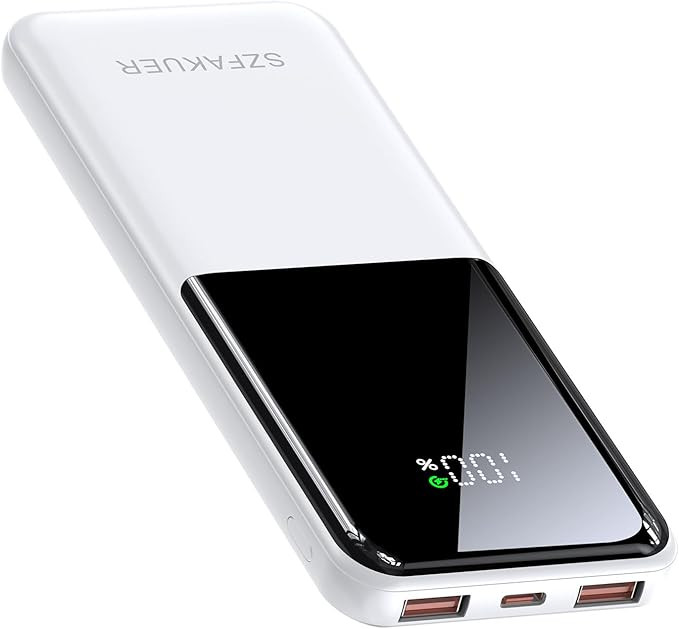 Portable Charger,Slim 10000mAh Power Bank,22.5W USB-C Fast Charging Battery Pack Compatible with ... | Amazon (US)