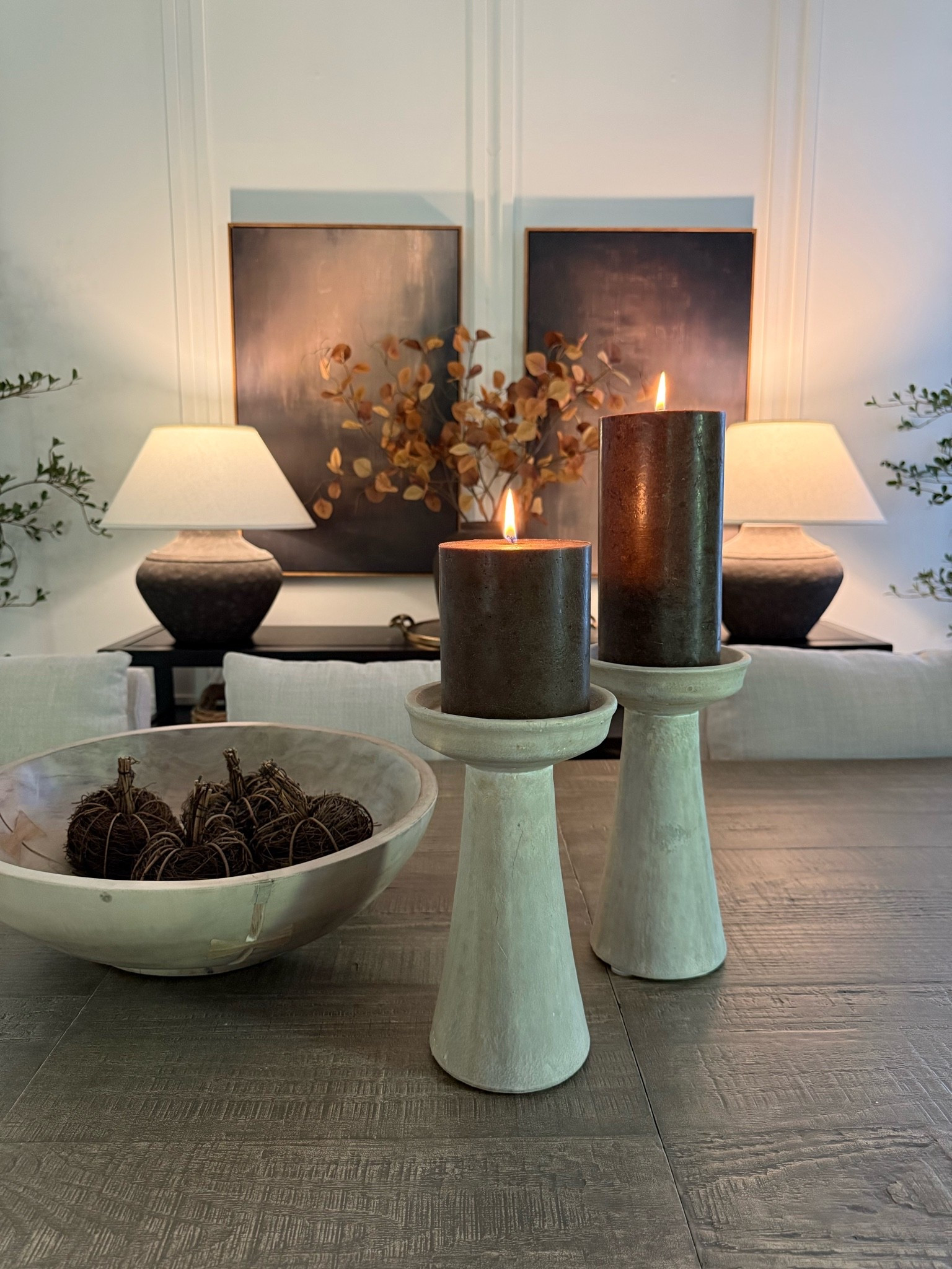 Gorgeous brown candles …couldn’t be more perfect for Fall✨