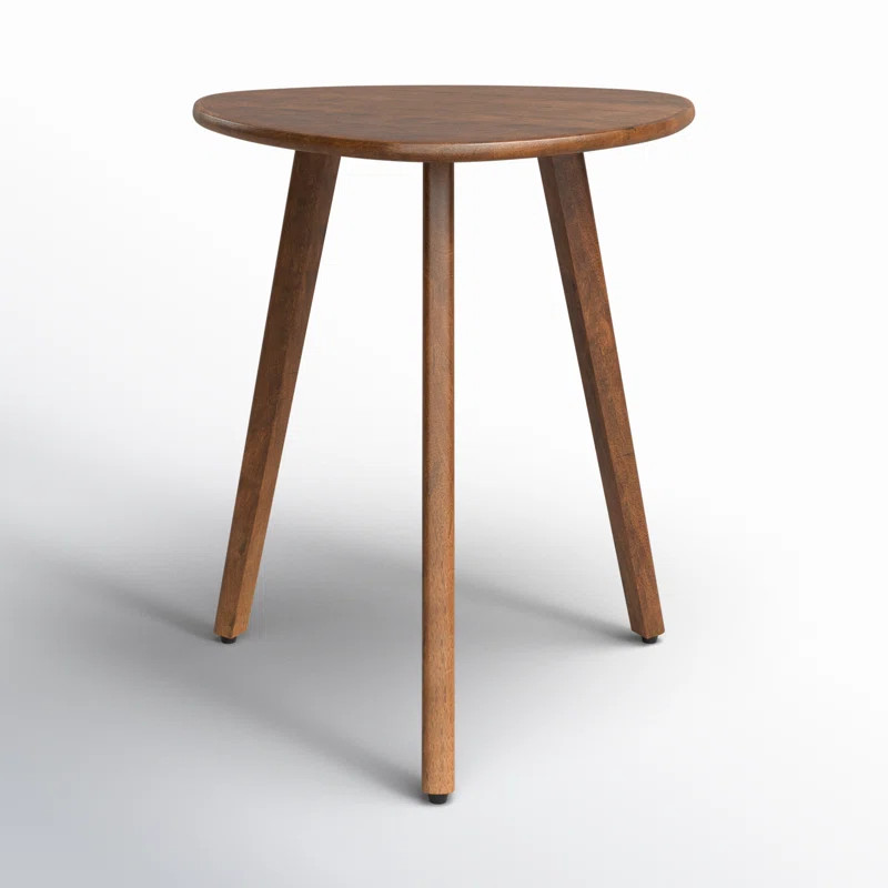 Azori Solid Wood 3 Legs End Table | Joss & Main