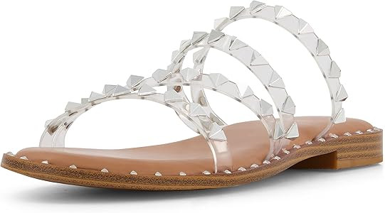 CUSHIONAIRE Women's Tonya Studded slide sandal with Memory Foam | Amazon (US)