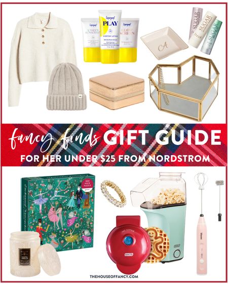 Fancy finds Nordstrom gift guide for her under $25. This list is packed full of great affordable gifts for her!

#LTKunder50 #LTKSeasonal #LTKHoliday