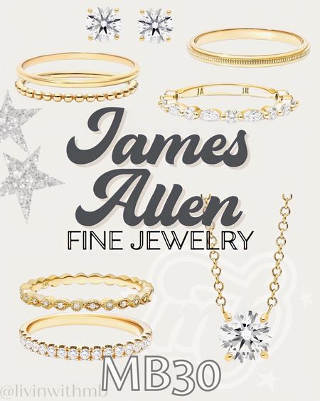 Shop my fine jewelry from James Allen and use code MB30 for 30% off!!!!!!!!!

Earth and lab created diamonds. 
Stackable rings
Earrings 
Gold filled 
Solid gold 
Diamond necklace 
Tennis bracelets 

@jamesallen #jamesallenpartner

#LTKover40 #LTKstyletip