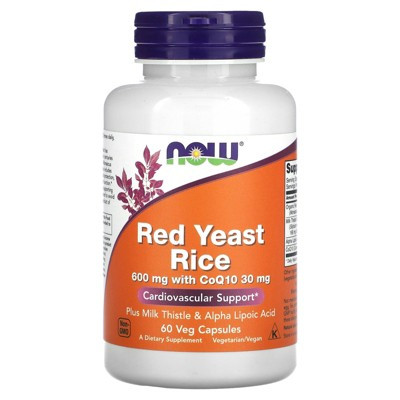 NOW Foods Red Yeast Rice, 60 Veg Capsules | Target