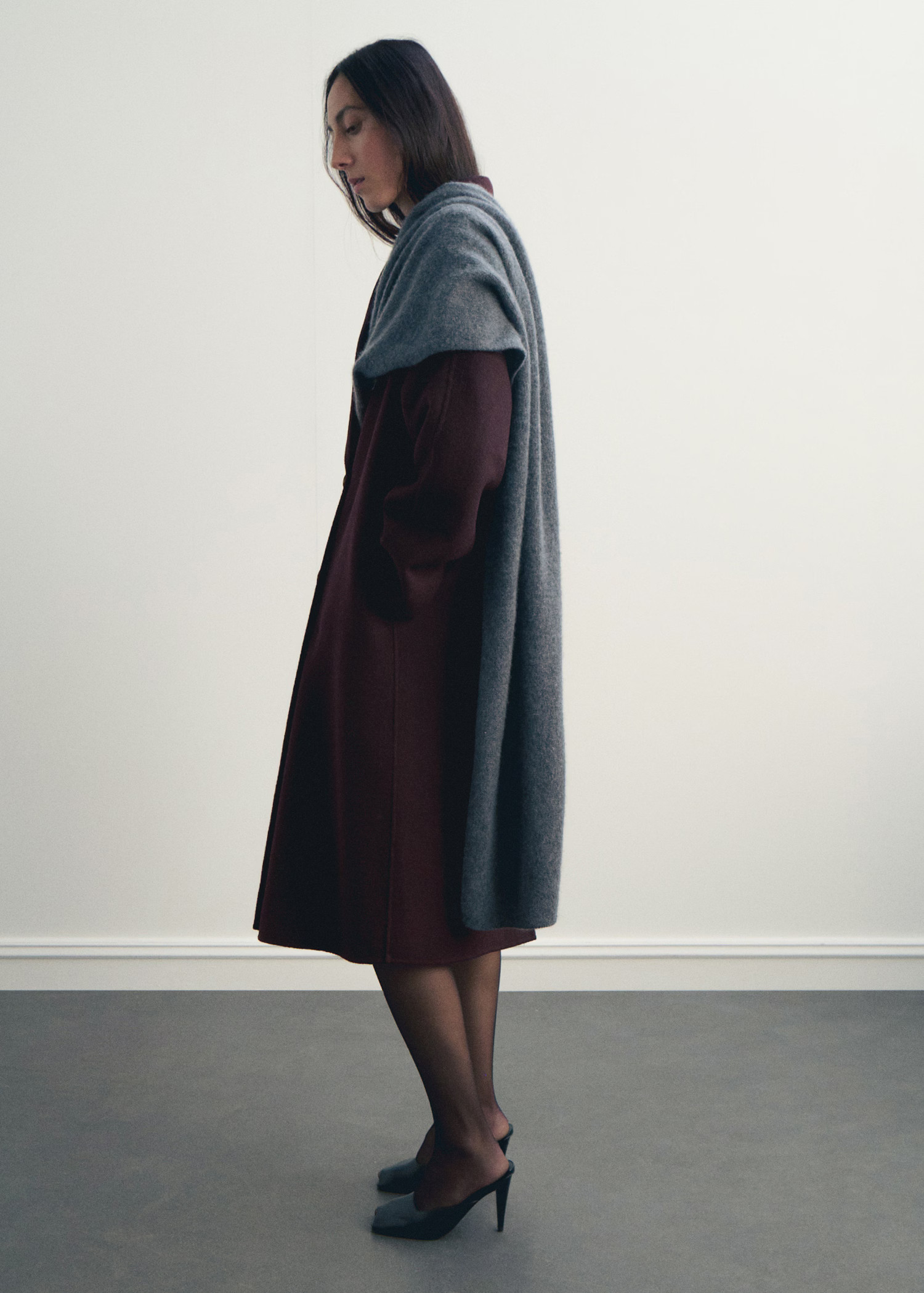 Handmade oversized wool coat | Mango (US/MX/AU)
