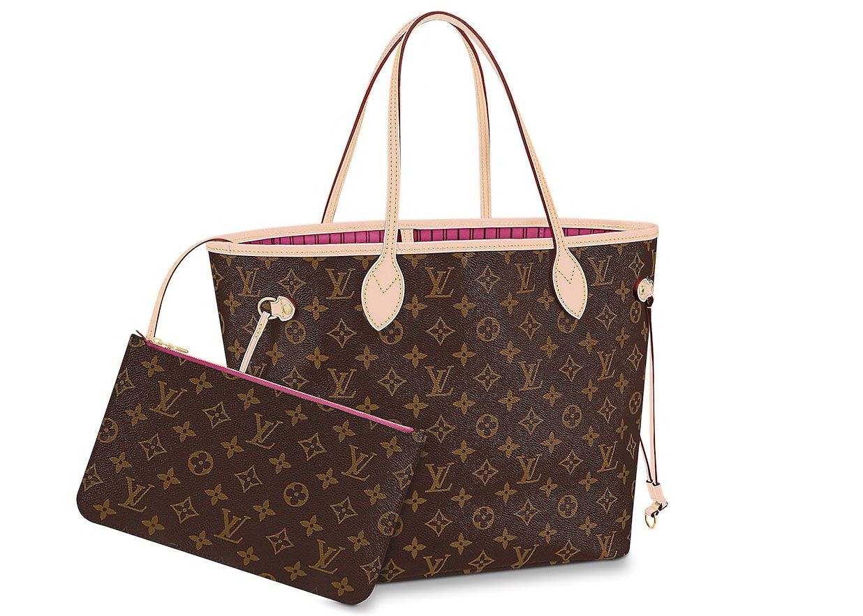 Louis Vuitton Neverfull Monogram MM Pivoine Lining | StockX