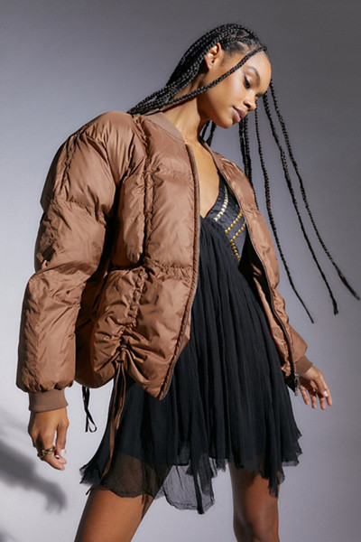 UO Jasmine Quilted Puffer Jacket | Urban Outfitters (US and RoW)