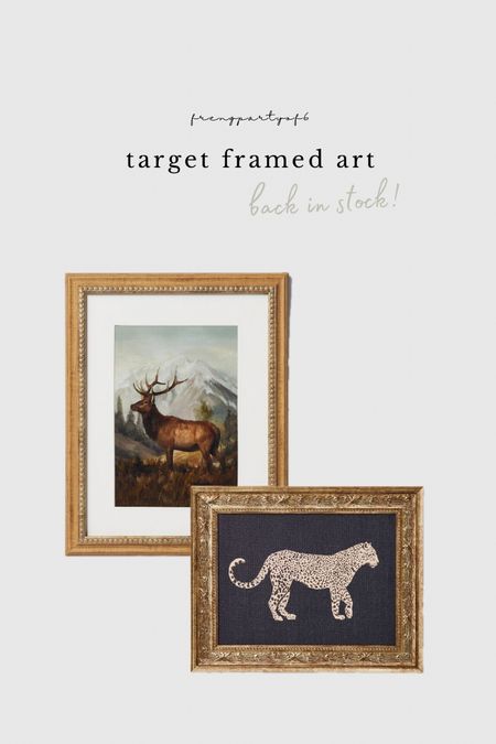 Framed art back in stock this morning at Target! Love the deer for winter. These will sell out quickly!

#LTKfindsunder50 #LTKHoliday #LTKhome