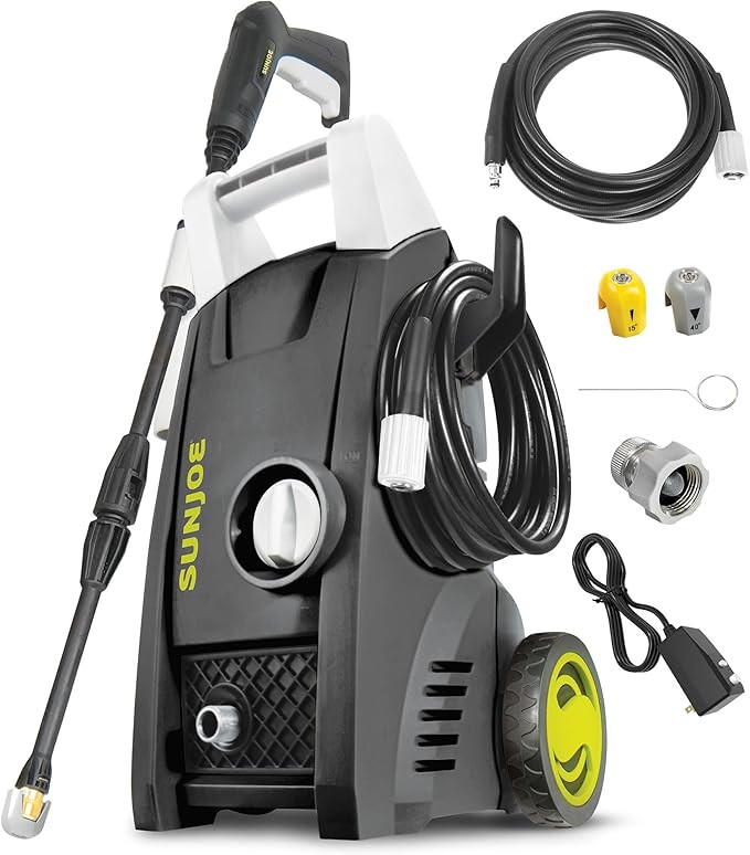 Sun Joe Electric Pressure Washer with 11-Amp Motor and 1.1 GPM, SPX1000 - Portable Water Cleaner ... | Amazon (US)