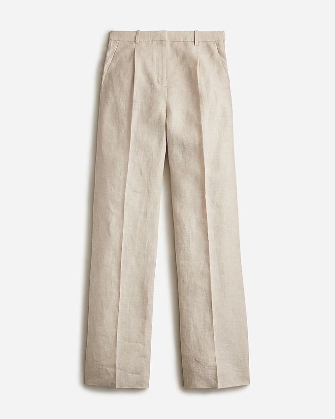 New essential wide-leg pant in linen | J.Crew US