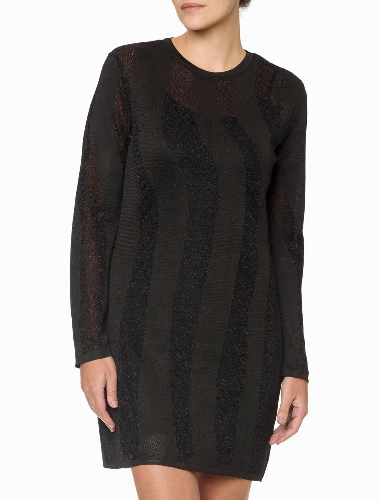 Vestido Malha Transparente - Calvin Klein - Loja Online | Calvin Klein (BR)