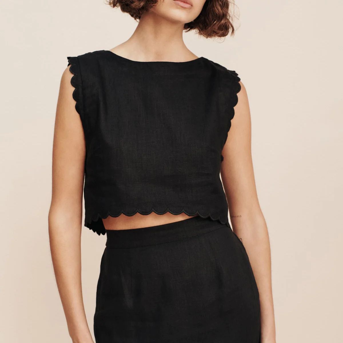 ZAYLA CROP TOP - BLACK | POSSE (US)